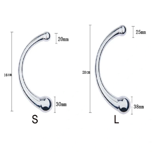 Steel Hook Ended Stainless 5858 Double Anal Elegant 0710